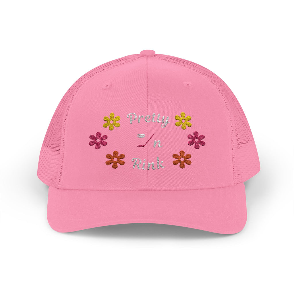 Pretty In Rink - Floral Trucker Hat